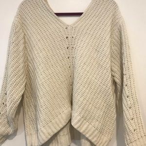 H&M Cream Chunky Sweater